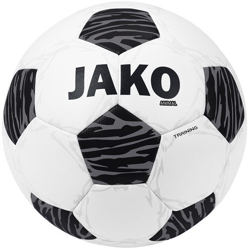 [2313-701-BALLPAKET] Jako 10er Ballpaket Animal Trainingsball Fußball weiß-schwarz