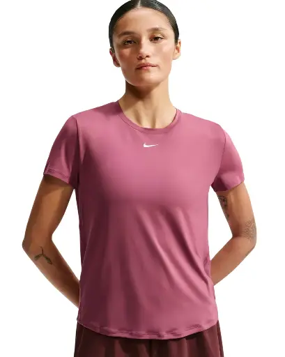 Nike One Classic Dri-FIT T-Shirt pink Damen 