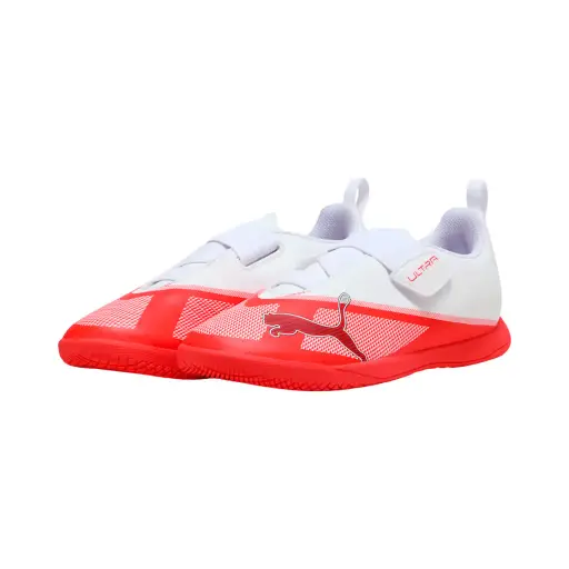 Puma Ultra 7 Play V IT Jr Fußballschuhe rot Kinder