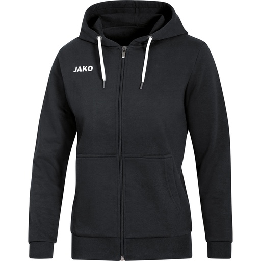 Jako Kapuzenjacke Base schwarz Damen