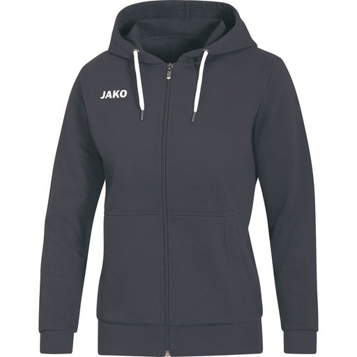Jako Kapuzenjacke Base anthrazit Damen