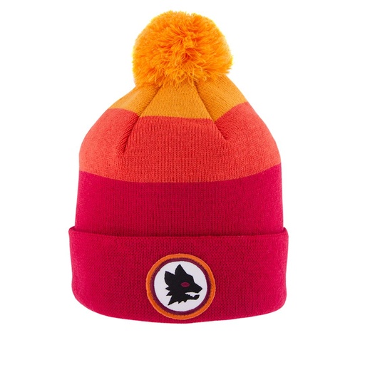 [5020] COPA AS Rom Retro Beanie Bommel-Mütze rot