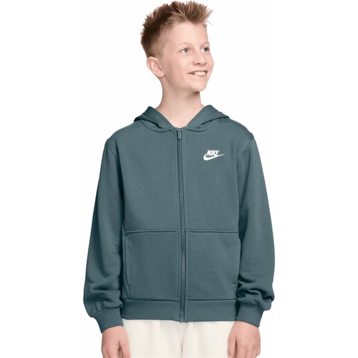 Nike Sportswear Club Fleece Kapuzenjacke grün Kinder