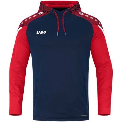 Jako Performance Kapuzenpullover dunkelblau-rot