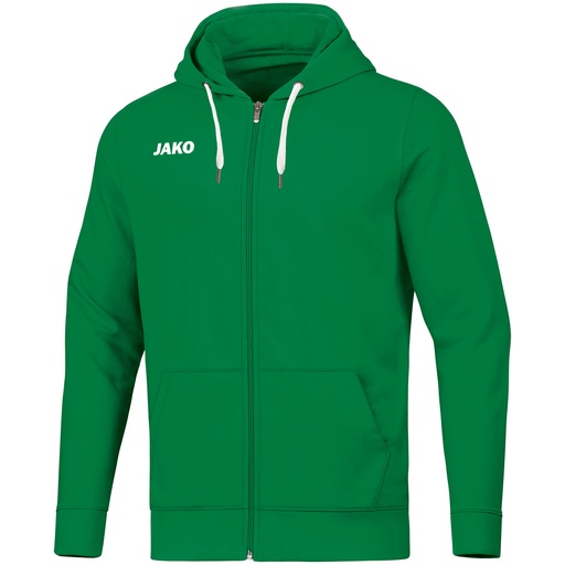 Jako Kapuzenjacke Base grün Kinder