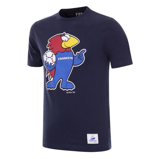 COPA Frankreich WM 1998 Maskottchen T-Shirt dunkelblau