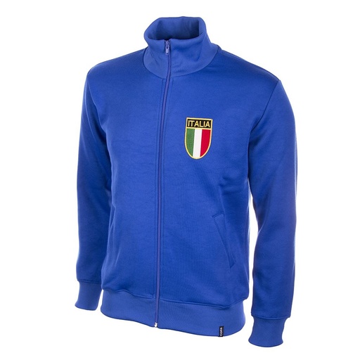 COPA Italien 70er Retro Trainingsjacke blau