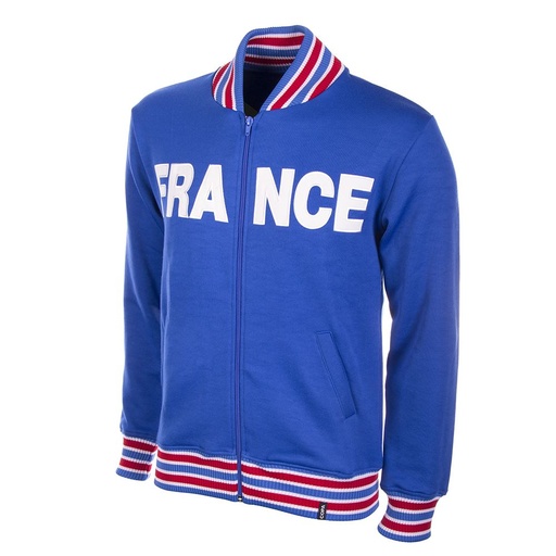 COPA Frankreich Retro Trainingsjacke 60er Jahre blau