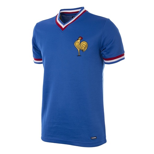 COPA Frankreich Retro Trikot 1971 blau