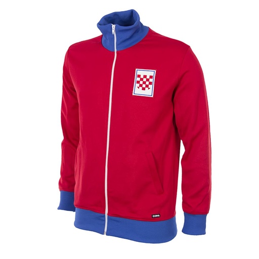 COPA Kroatien 90er Jahre Retro Trainingsjacke rot