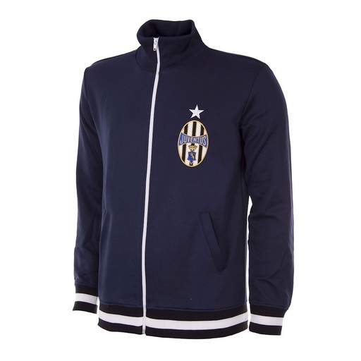 COPA Juventus Turin Trainingsjacke Retro 1971/72 dunkelblau