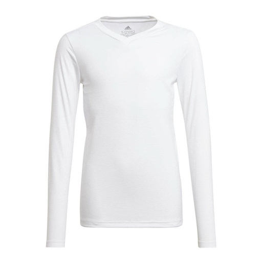 adidas Team Base Funktionsshirt Langarm weiß Kinder